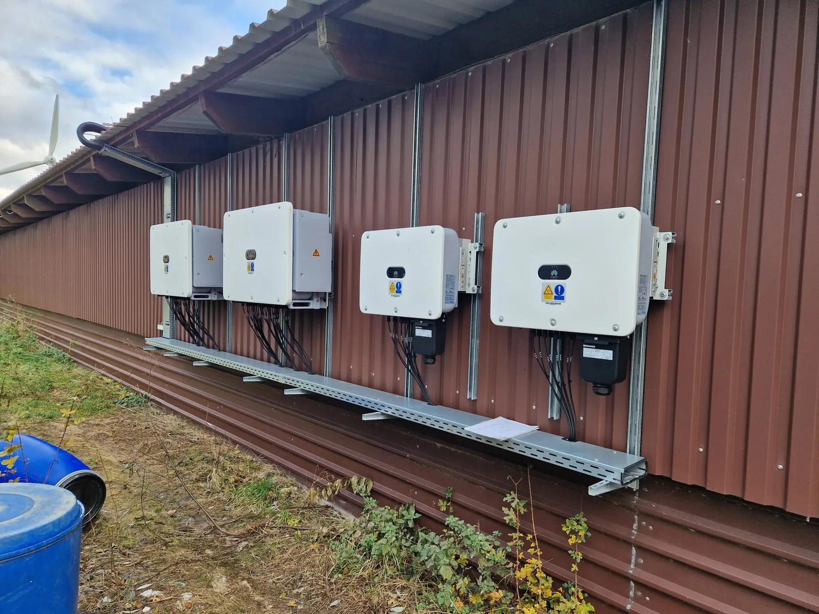 Photovoltaikanlage auf einem Industriegebäude
